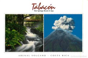 Cartoline: Format - 148 x 108 mms - Costa Rica - Volcan Arenal, Balneario Tabacôn - CPM - Carte Neuve - Voir S
